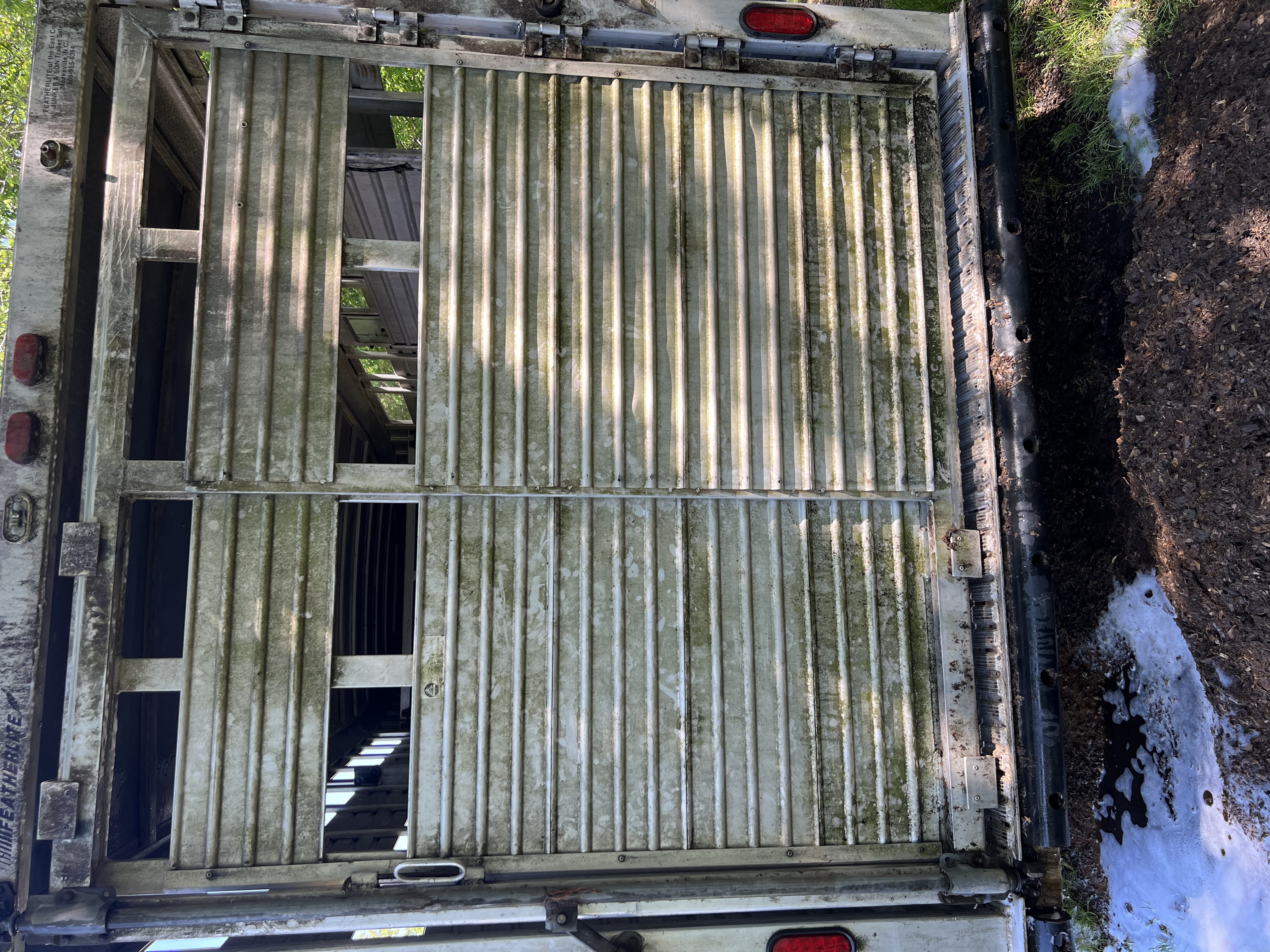 Trailer before — covered in grime